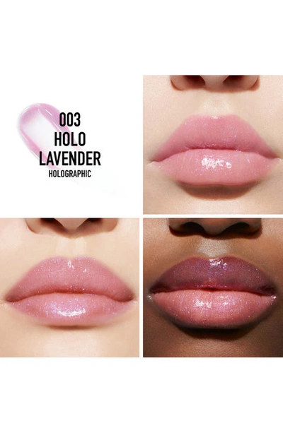 Dior Addict Lip Maximizer Plumping Gloss 003 Holographic Lavender 0.2 oz / 6 ml In 003 Holographic Lavender