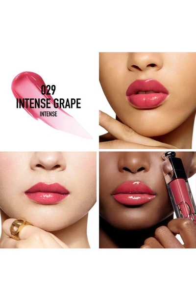 Dior Addict Lip Maximizer Plumping Gloss 029 Intense Grape 0.2 oz / 6 ml In 029 Intense Grape