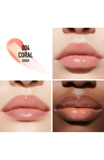 Shop Dior Lip Addict Lip Maximizer Gloss In 004 Coral