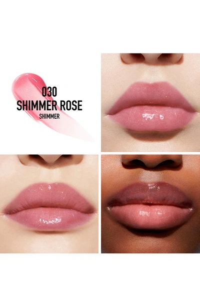 Dior Addict Lip Maximizer Plumping Gloss 030 Shimmer Rose 0.2 oz / 6 ml In 030 Shimmer Rose