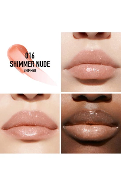 Dior Addict Lip Maximizer Gloss In 016 Shimmer Nude
