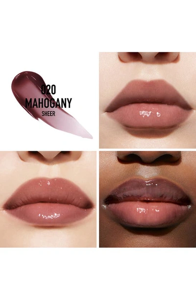 Shop Dior Lip Addict Lip Maximizer Gloss In 020 Mahogany