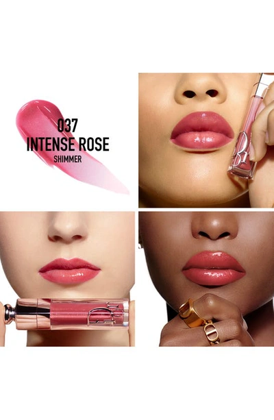 Dior Addict Lip Maximizer Plumping Gloss 037 Intense Rose 0.2 oz / 6 ml In 037 Intense Rose