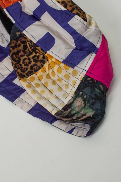 Dries Van Noten Patchwork-print Wide-brim Shell Bucket Hat