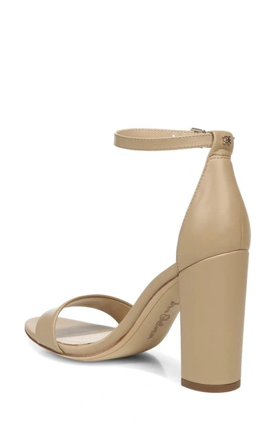 Sam Edelman Yaro Ankle Strap Sandal In Soft Beige