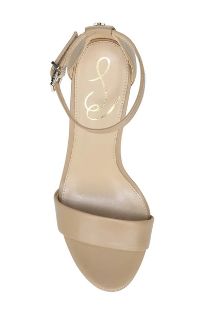 Sam Edelman Yaro Ankle Strap Sandal In Soft Beige