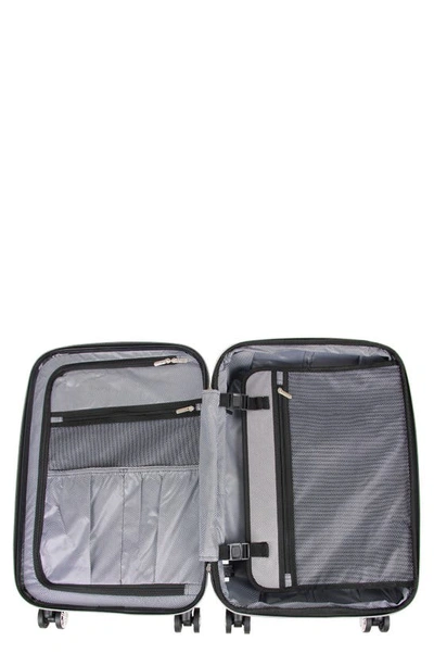 Shop Kenneth Cole Reaction Diamond Tower 20" Hardside Spinner Luggage In Black