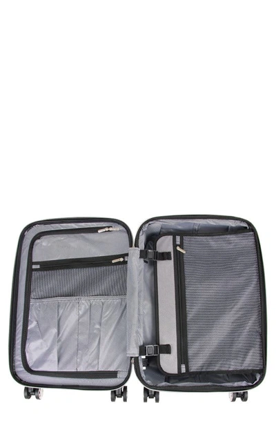 Kenneth Cole Reaction Diamond Tower 20" Hardside Spinner Luggage In Black