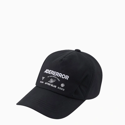 Shop Ader Error Black Baseball Cap With Patches
