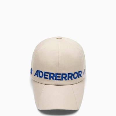 Shop Ader Error Beige Baseball Cap With Logo Lettering
