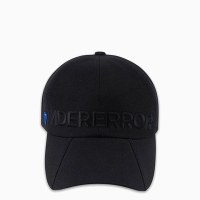 Shop Ader Error | Black Baseball Cap With Logo Lettering
