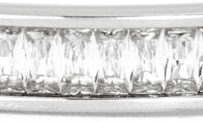 Shop Ben Oni Lilline Baguette Bracelet In Silver