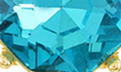 Ettika Four The Money 18k Gold Plated Earrings In Blue