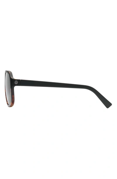 Shop Electric Dude 48mm Small Polarized Aviator Sunglasses In Darkside Tort/ Grey Polar