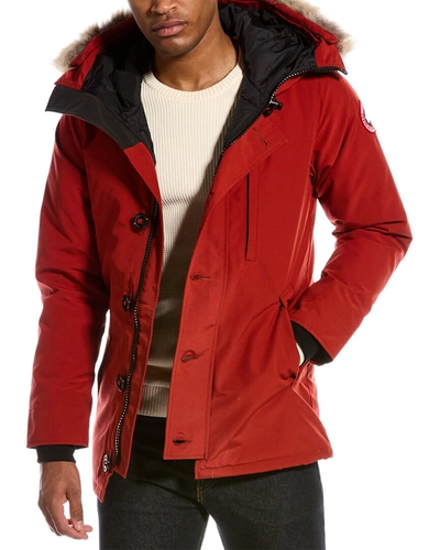 Shop Canada Goose Chateau Fusion Down Parka In Red