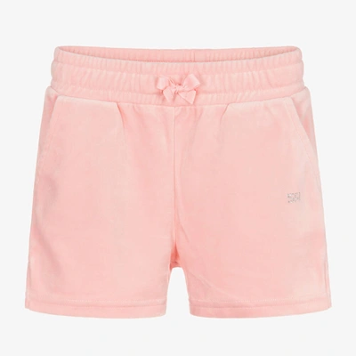 Shop Sonia Rykiel Paris Girls Pink Velour Shorts