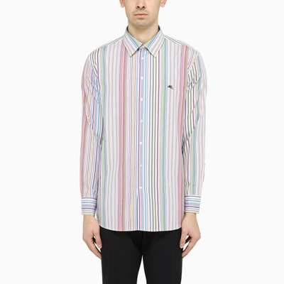 Shop Etro | Multicoloured Striped Shirt In Multicolor