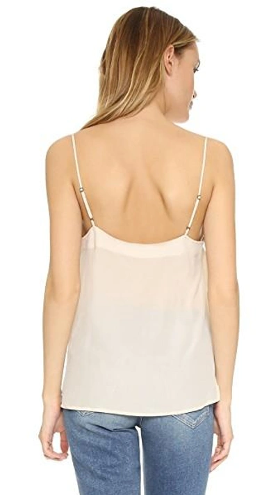 Shop Anine Bing Silk Camisole In Nude