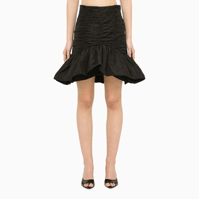 Shop Patou | Black Ruffled Mini Skirt