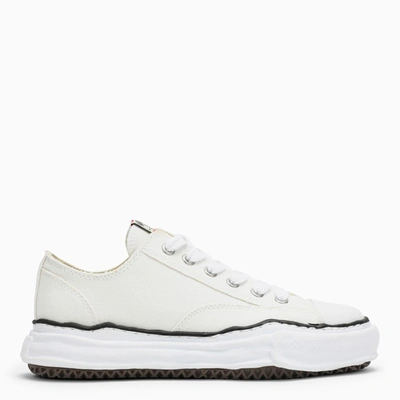 MIHARAYASUHIRO WHITE PETERSON LOW SNEAKERS IN CANVAS 