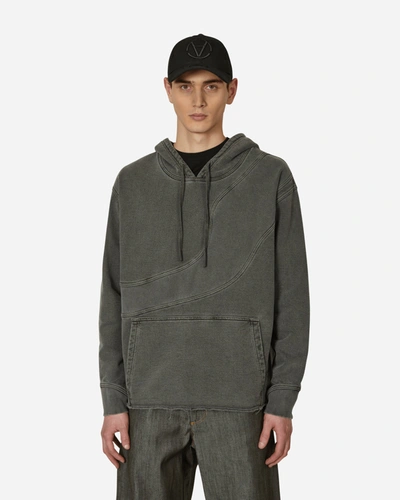 Shop Lueder Sash Hooded Sweatshirt In Grey