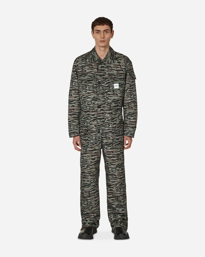 Shop Serving The People Woolrich Cargo Overall Green In Black