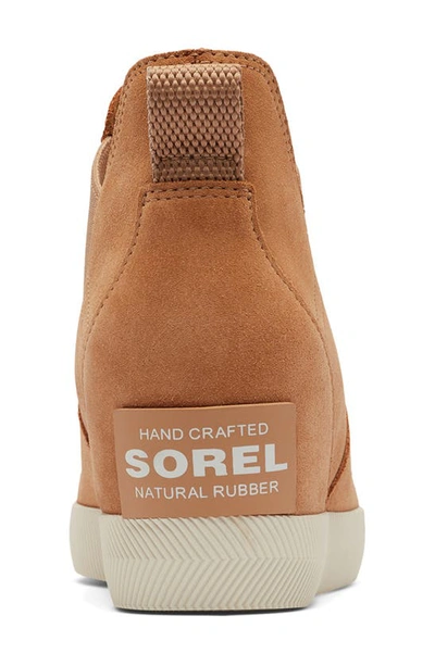 Shop Sorel Out N About Slip-on Wedge Shoe Ii In Tawny Buff/ Chalk
