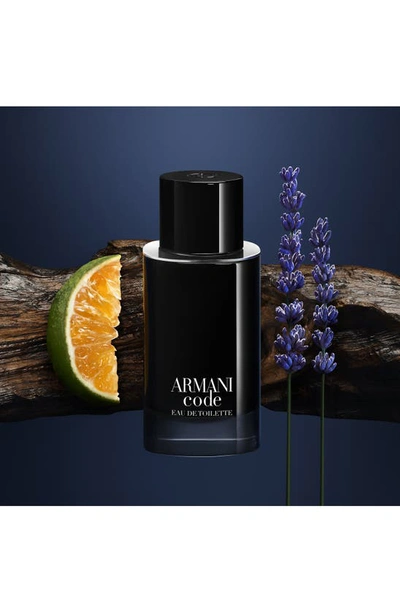 Shop Armani Beauty Code Eau De Toilette Refillable Fragrance, 4.2 oz
