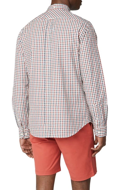 Shop Ben Sherman Check Cotton Button-down Shirt In Red