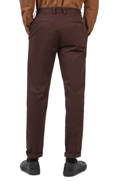 Shop Ben Sherman Signature Slim Fit Stretch Cotton Chinos In Peat