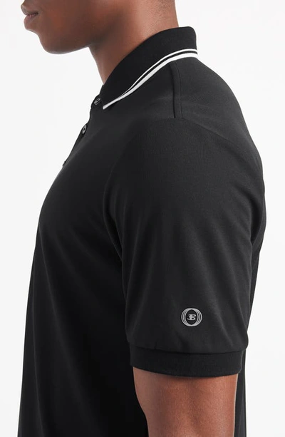 Shop Ben Sherman 360 Motion Polo Shirt In Black