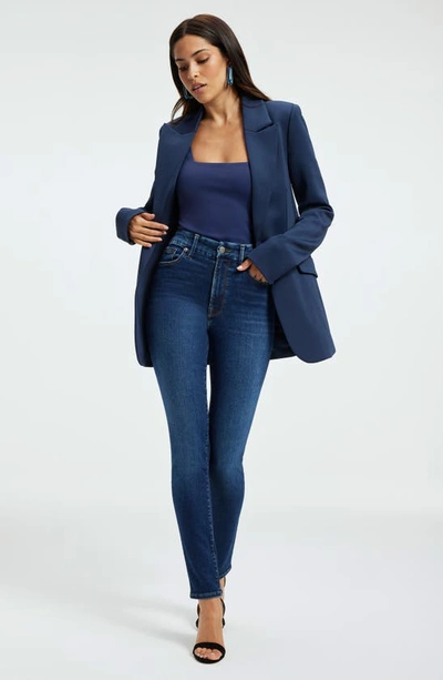 Good American Always Fit Good Legs Skinny Jeans In Indigo446