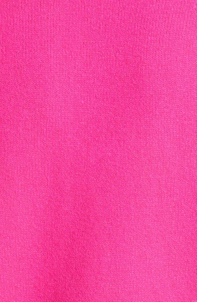 Shop Victoria Beckham Tipped V-neck Cashmere Sweater In Pink