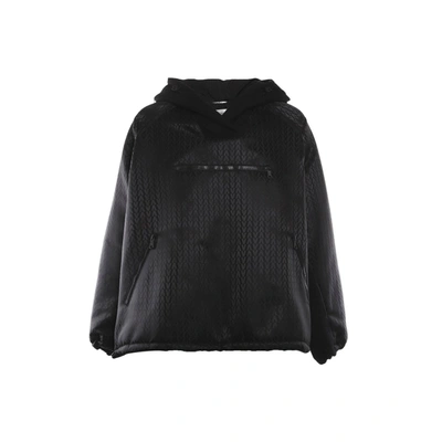 Shop Valentino Nylon Logo Jacket In Black