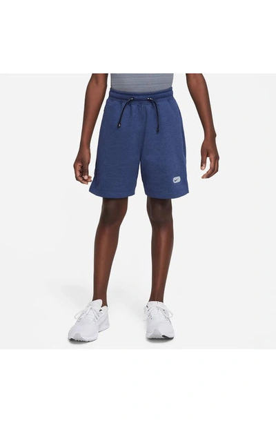Nike Dri-fit Athletics Big Kids' (boys') Fleece Training Shorts In Blue |  ModeSens