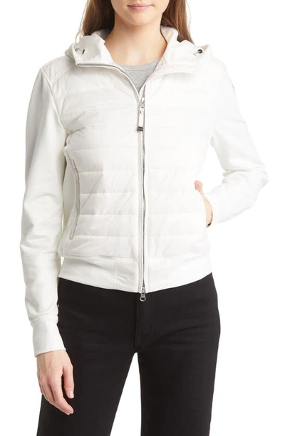 Shop Parajumpers Caelie Water Repellent Hooded Puffer Jacket In Off-white