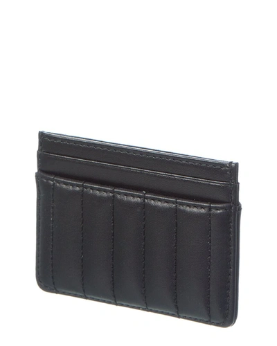 Shop Burberry Lola Quilted Leather Card Holder In Black