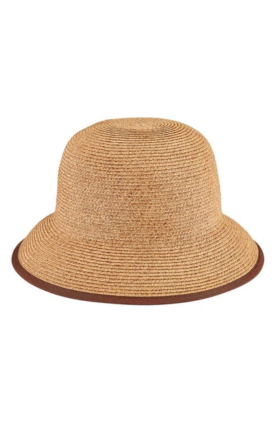 Shop San Diego Hat Ribbon Trim Bucket Hat In Coffee