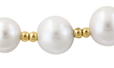 Effy Gold Plated Sterling Silver & 6.5-7mm Cultured Freshwater Pearl Necklace In Yellow