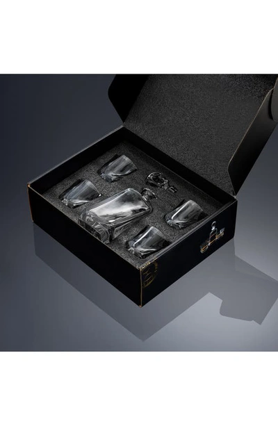 Joyjolt Aurora Whiskey 5-piece Crystal Set In Clear