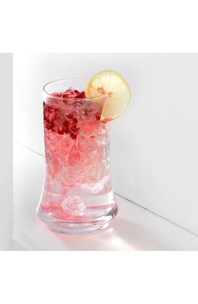 Joyjolt Cosmos Crystal Highball Glasses In Clear