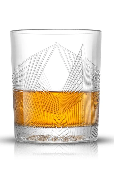 Shop Joyjolt Gatsby Art Deco 7-piece Whiskey Glass Set In Clear