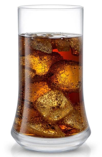 Joyjolt Cosmos Crystal Highball Glasses In Clear