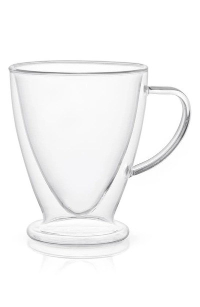 Shop Joyjolt Declan Irish Double Wall Coffee Glass In Clear