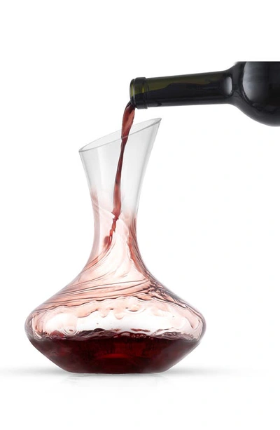 Joyjolt Lancia Crystal Wine Decanter In Clear
