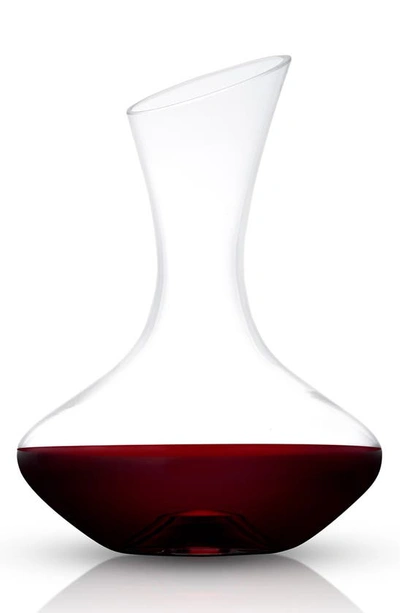 Joyjolt Lancia Crystal Wine Decanter In Clear