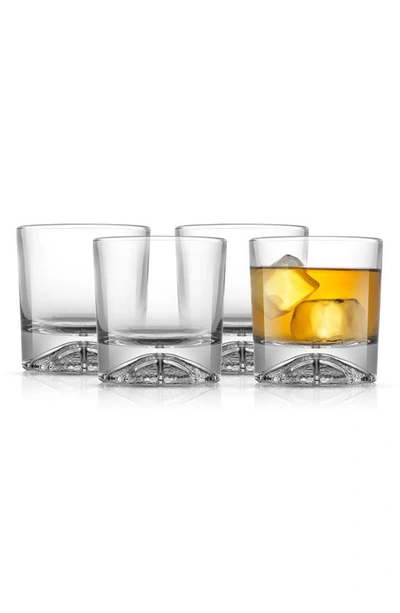 Joyjolt Swish Double Old Fashioned Tumbler In Clear