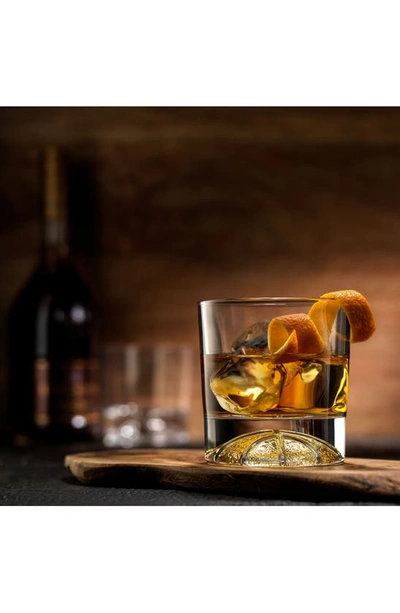 Joyjolt Swish Double Old Fashioned Tumbler In Clear
