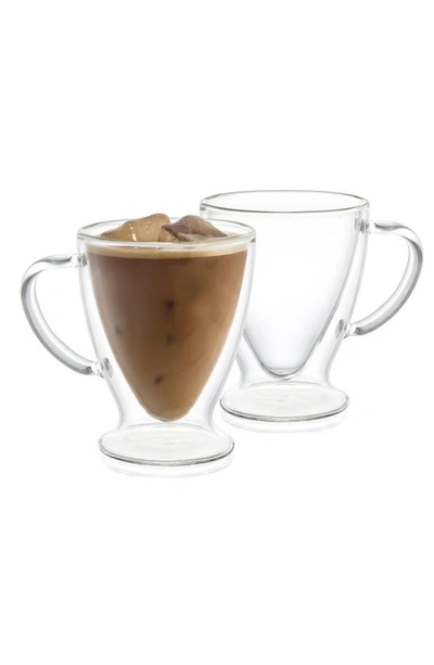 Shop Joyjolt Declan Irish Double Wall Coffee Glass In Clear