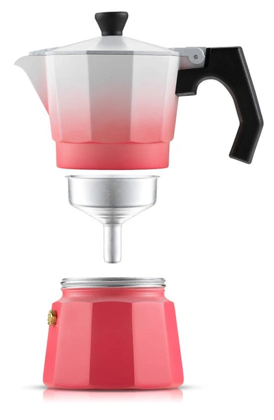 Shop Joyjolt Italian Mokapot Espresso Machine In Pink